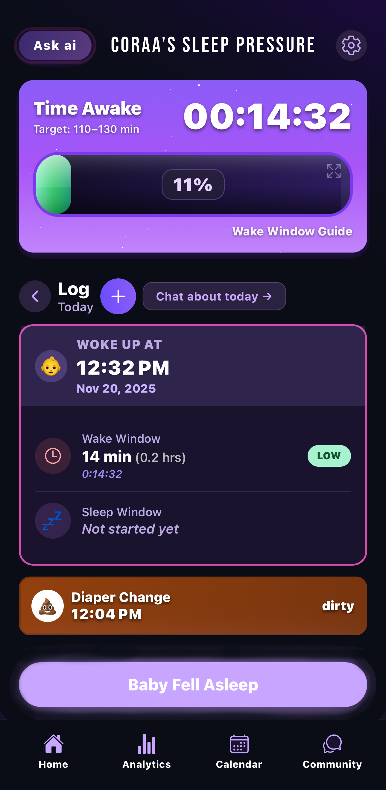 BabyGPT App Interface